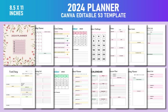 2024 Planner Canva KDP: A Practical Guide to Organize Your Year