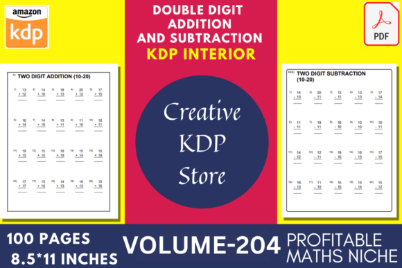 Addition and Subtraction Volume-204: A Practical Tool for Math Practice and Workflow Integration