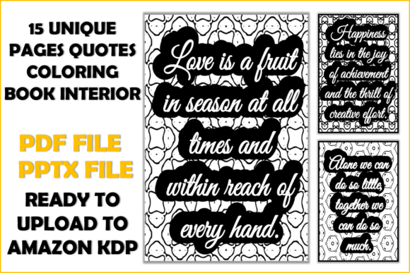 Amazon KDP Quotes Coloring Book Interior: A Practical Resource for Creative Entrepreneurs