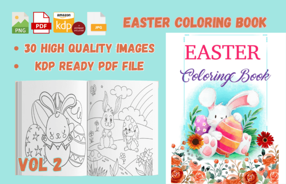 Easter Coloring Book for Kids Vol 2: A Creative and Practical Resource for Parents and Educators