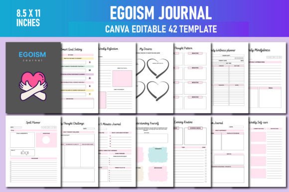 Egoism Journal Canva KDP Interiors: A Practical Guide for Customizable Mindfulness Resources