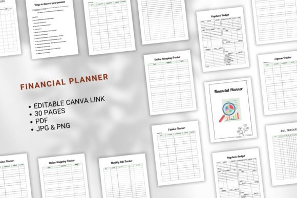 Financial Planner Canva KDP: A Comprehensive Overview