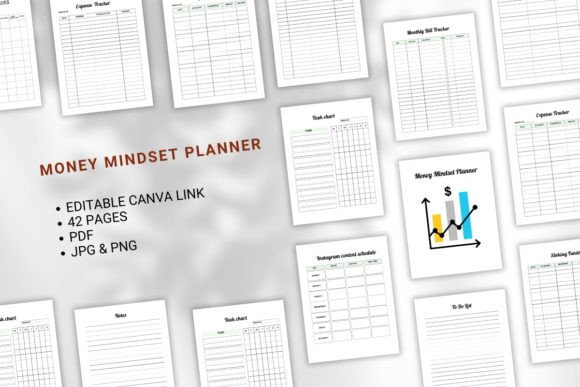 Money Mindset Planner Canva KDP: A Comprehensive Financial Planning Tool