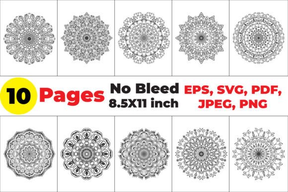 Ornamental Mandala Line Art KDP Interior: A Creative Solution for Digital Print and Beyond