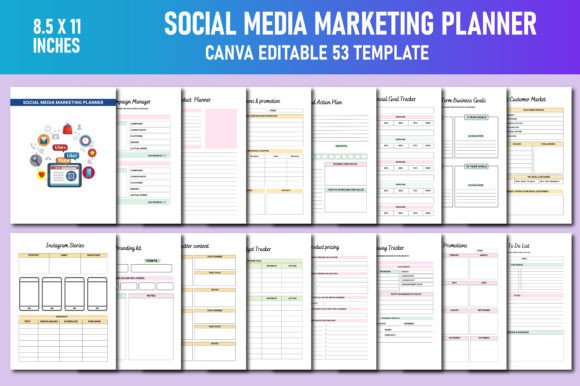 Social Media Marketing Planner Canva KDP: Your All-in-One Digital Tool for Success